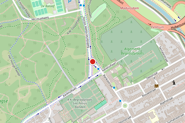 Brandweer-melding op Bankastraat, Den Haag op 13 juni, kaart-overzicht