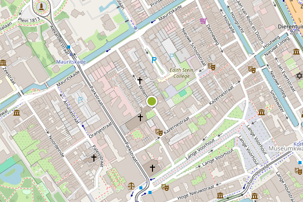Ambulance-melding op Willem III straat, Den Haag op 13 juni, kaart-overzicht