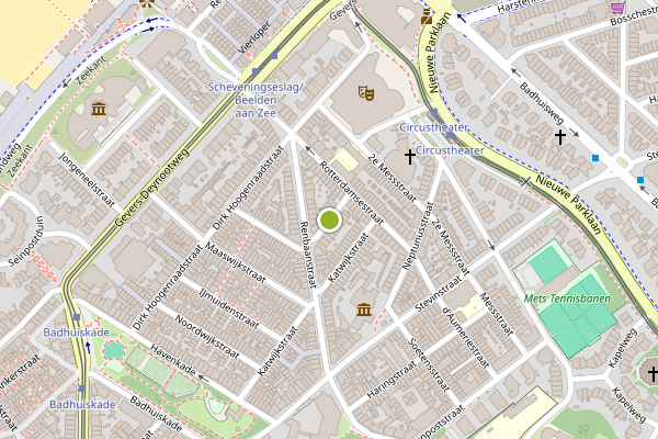 Ambulance-melding op Van Tuyllstraat, Den Haag op 13 juni, kaart-overzicht