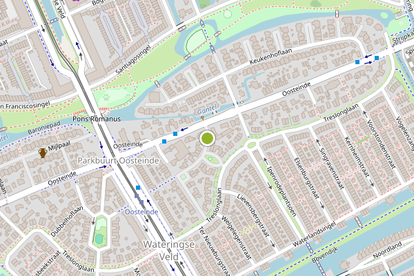 Ambulance-melding op Boksbergenlaan, Den Haag op 13 juni, kaart-overzicht