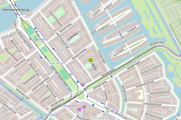 Ambulance-melding op Romehof, Den Haag op 13 juni, kaart-overzicht