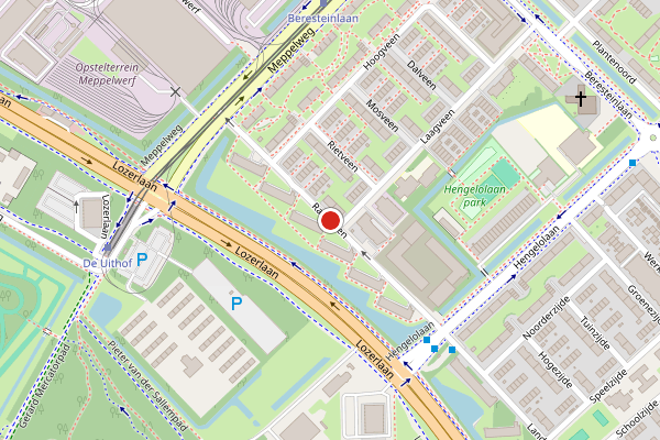 Brandweer-melding op Randveen, Den Haag op 13 juni, kaart-overzicht
