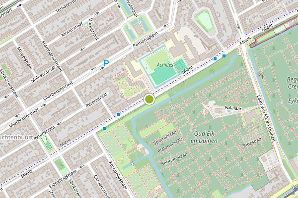 Ambulance-melding op Mient, Den Haag op 13 juni, kaart-overzicht