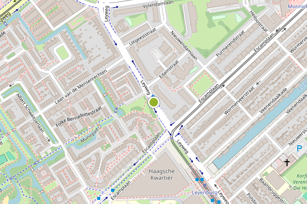 Ambulance-melding op Leyweg, Den Haag op 13 juni, kaart-overzicht