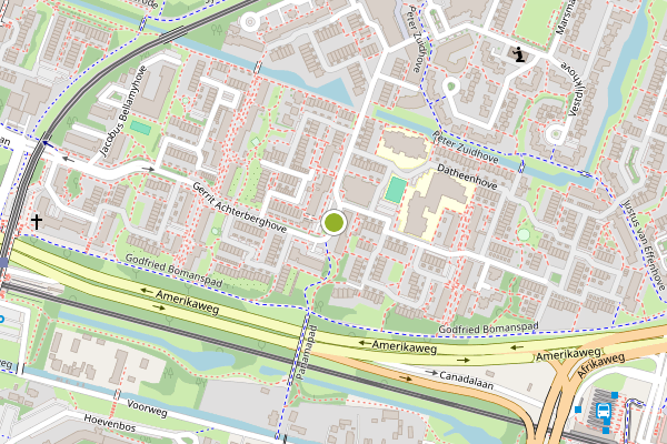 Ambulance-melding op Menno ter Braakhove, Zoetermeer op 13 juni, kaart-overzicht