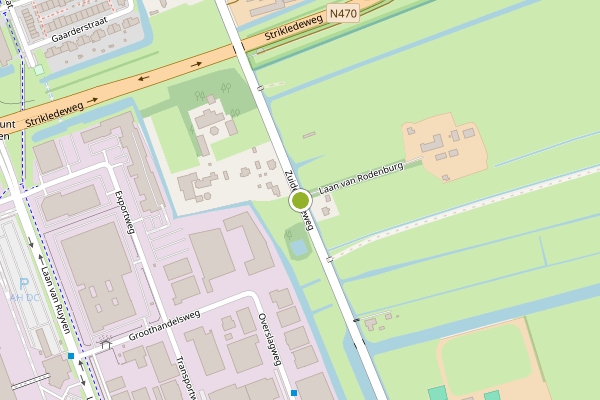 Ambulance-melding op Zuideindseweg, Delfgauw op 14 juni, kaart-overzicht