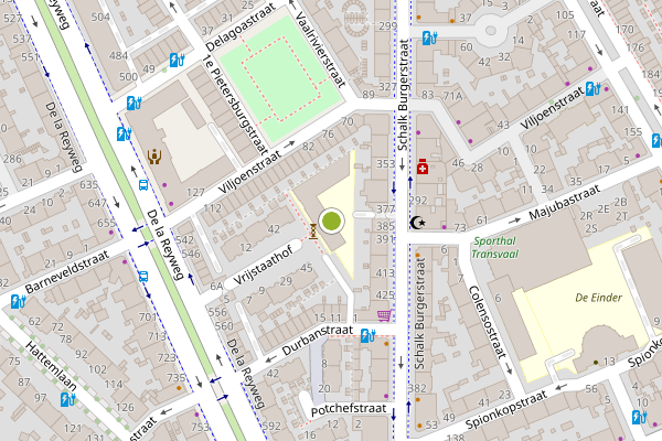 Ambulance-melding op Schalk Burgerstraat, Den Haag op 14 juni, kaart-overzicht
