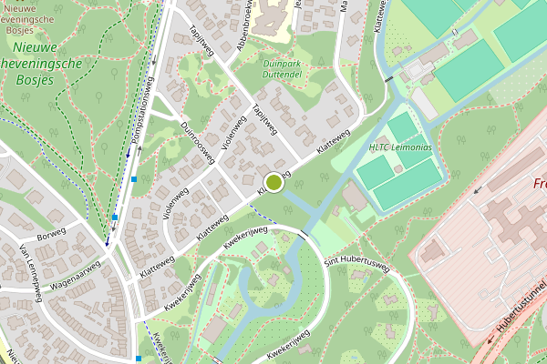 Ambulance-melding op Klatteweg, Den Haag op 14 juni, kaart-overzicht