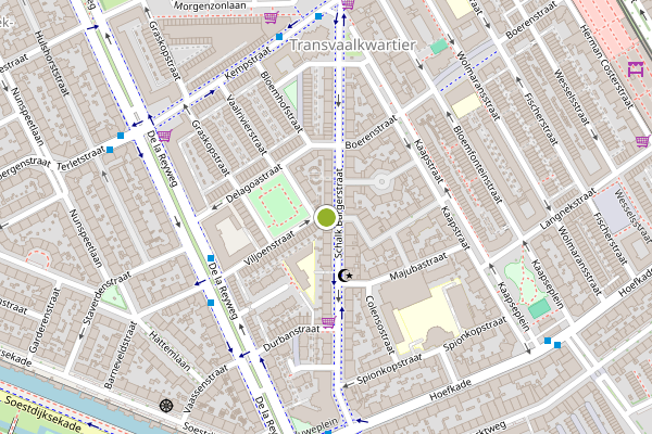 Ambulance-melding op Viljoenstraat, Den Haag op 14 juni, kaart-overzicht