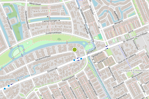 Ambulance-melding op Keukenhoflaan, Den Haag op 14 juni, kaart-overzicht