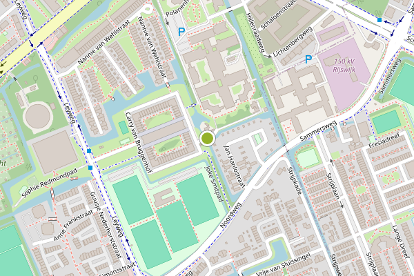Ambulance-melding op J.C. Bloemstraat, Den Haag op 14 juni, kaart-overzicht