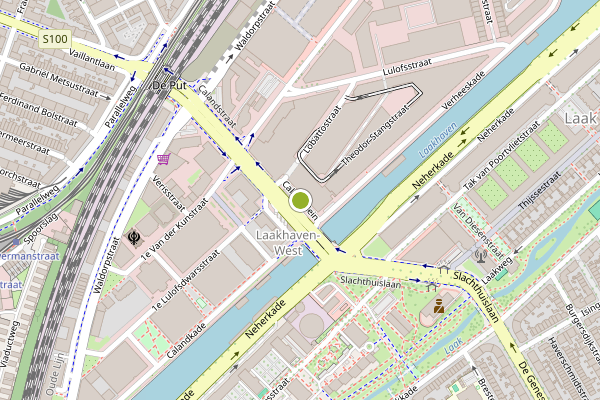 Ambulance-melding op Calandplein, Den Haag op 14 juni, kaart-overzicht