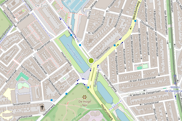 Ambulance-melding op Kranenburgweg, Den Haag op 14 juni, kaart-overzicht