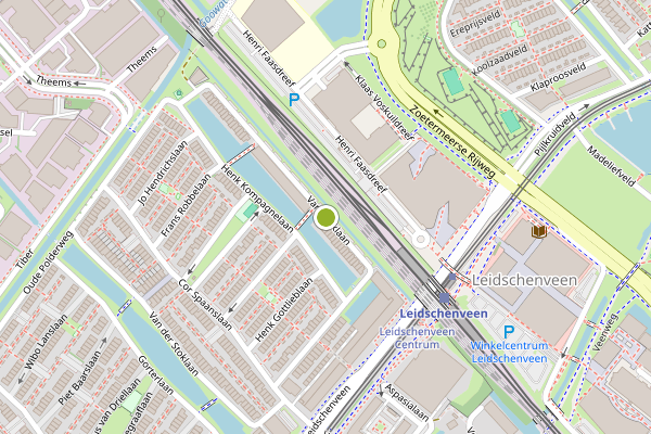 Ambulance-melding op Van Baaklaan, Den Haag op 14 juni, kaart-overzicht