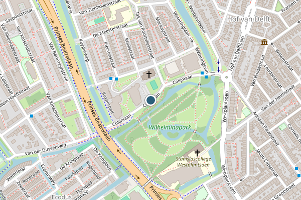 Politie-melding op Colijnlaan, Delft op 14 juni, kaart-overzicht