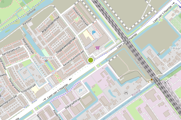 Ambulance-melding op Parelmoervlinderlaan, Rijswijk op 4 mei, kaart-overzicht