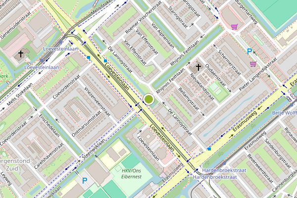 Ambulance-melding op Rhijnvis Feithlaan, Den Haag op 15 juni, kaart-overzicht