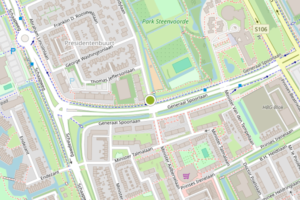 Ambulance-melding op John F. Kennedylaan, Rijswijk op 15 juni, kaart-overzicht