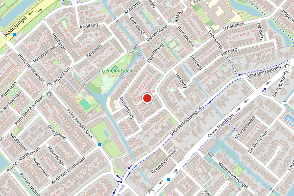 Brandweer-melding op Schadeken, Leidschendam op 15 juni, kaart-overzicht