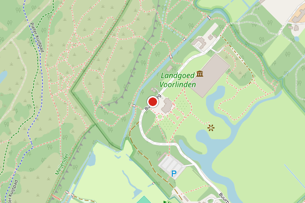 Brandweer-melding op Buurtweg, Wassenaar op 2 mei, kaart-overzicht