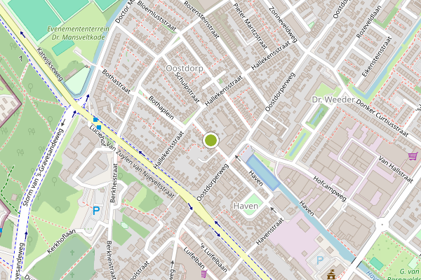 Ambulance-melding op Dr. Leydsstraat, Wassenaar op 1 mei, kaart-overzicht