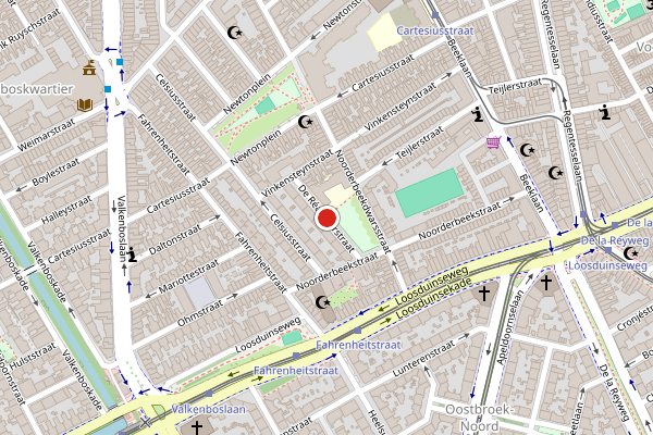 Brandweer-melding op De Reaumurstraat, Den Haag op 15 juni, kaart-overzicht