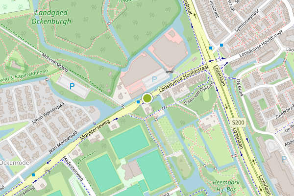 Ambulance-melding op Monsterseweg, Den Haag op 15 juni, kaart-overzicht