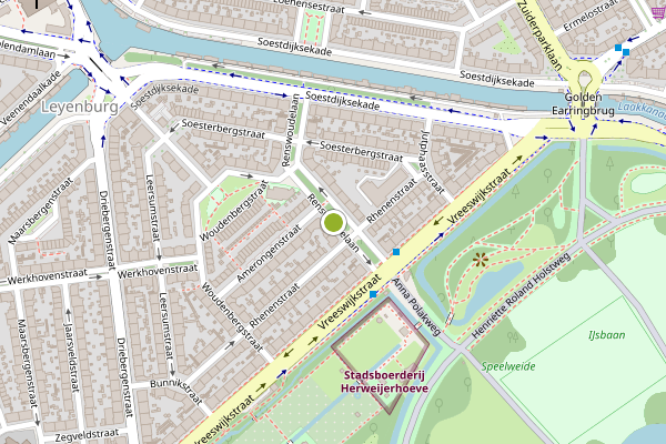 Ambulance-melding op Renswoudelaan, Den Haag op 15 juni, kaart-overzicht