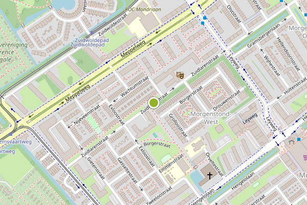 Ambulance-melding op Zuidlarenstraat, Den Haag op 15 juni, kaart-overzicht