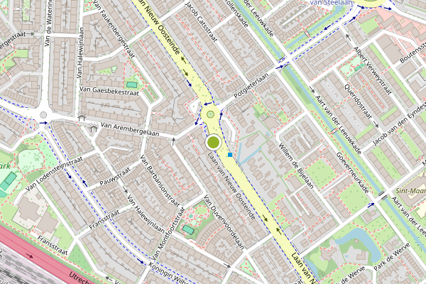 Ambulance-melding op Laan van Nieuw Oosteinde, Voorburg op 15 juni, kaart-overzicht
