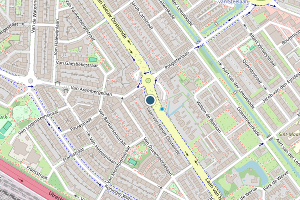 Politie-melding op Laan van Nieuw Oosteinde, Voorburg op 15 juni, kaart-overzicht