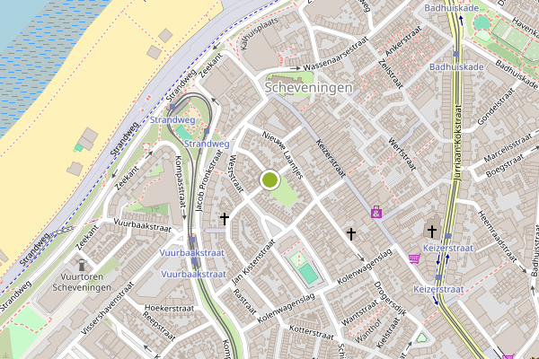 Ambulance-melding op Adriaan Coenenstraat, Den Haag op 15 juni, kaart-overzicht
