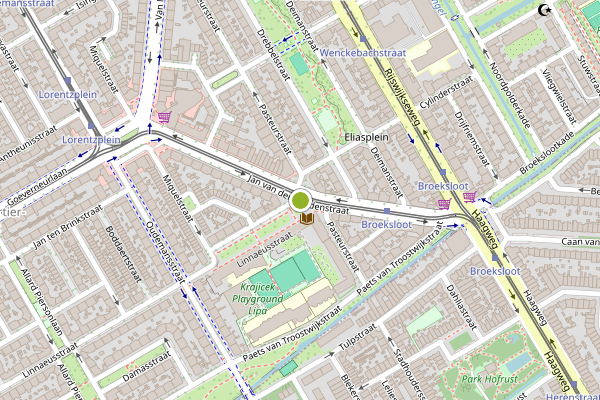 Ambulance-melding op Jan van der Heijdenstraat, Den Haag op 16 juni, kaart-overzicht