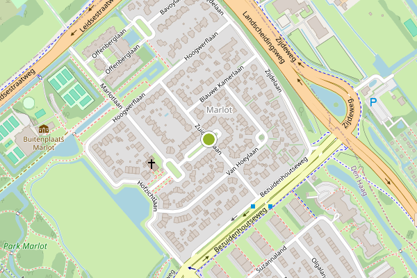 Ambulance-melding op Zuidwerflaan, Den Haag op 16 juni, kaart-overzicht