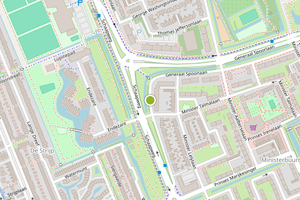 Ambulance-melding op Prof. Meijerslaan, Rijswijk op 16 juni, kaart-overzicht
