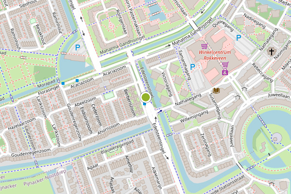 Ambulance-melding op Edelsteensingel, Zoetermeer op 16 juni, kaart-overzicht