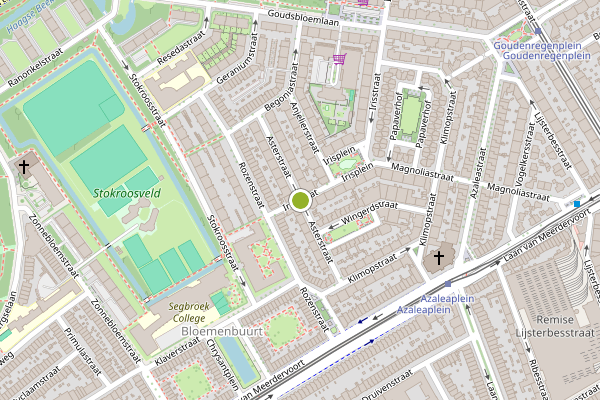 Ambulance-melding op Irisstraat, Den Haag op 17 juni, kaart-overzicht