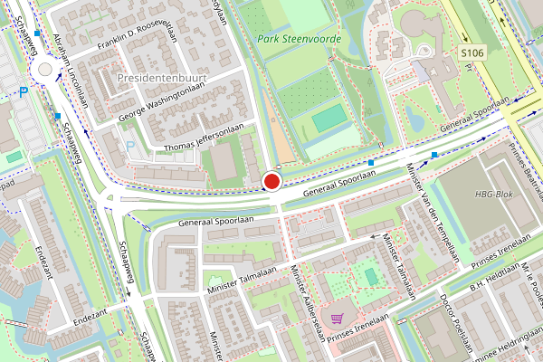 Brandweer-melding op John F. Kennedylaan, Rijswijk op 17 juni, kaart-overzicht