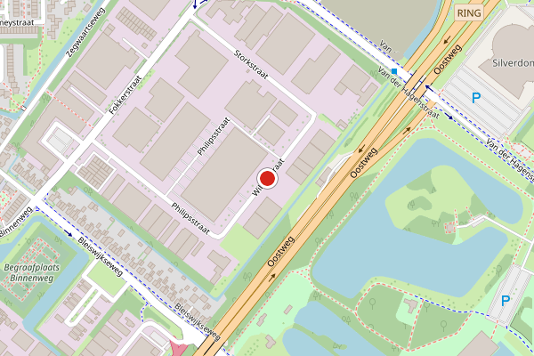 Brandweer-melding op Wiltonstraat, Zoetermeer op 17 juni, kaart-overzicht