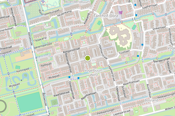 Ambulance-melding op Reigerstraat, Delft op 17 juni, kaart-overzicht