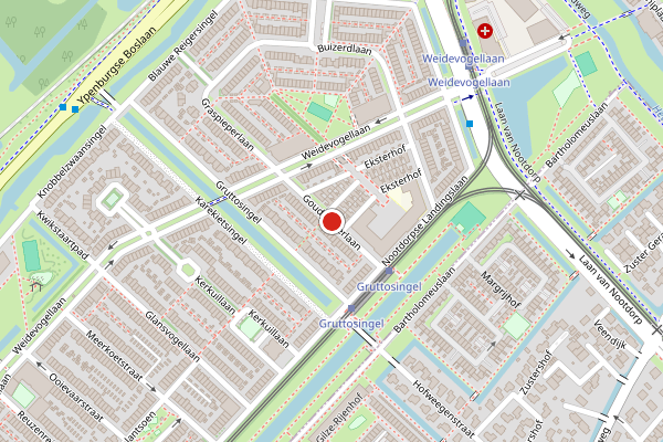 Brandweer-melding op Goudplevierlaan, Den Haag op 4 mei, kaart-overzicht