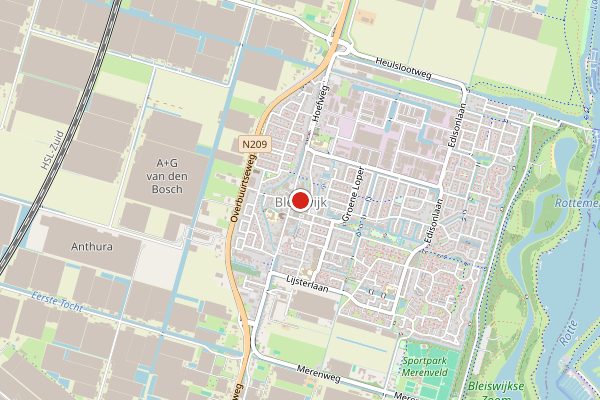 Brandweer-melding op Bleiswijk op 4 mei, kaart-overzicht