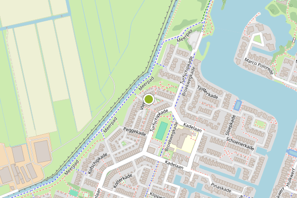 Ambulance-melding op Vletkade, Zoetermeer op 4 mei, kaart-overzicht