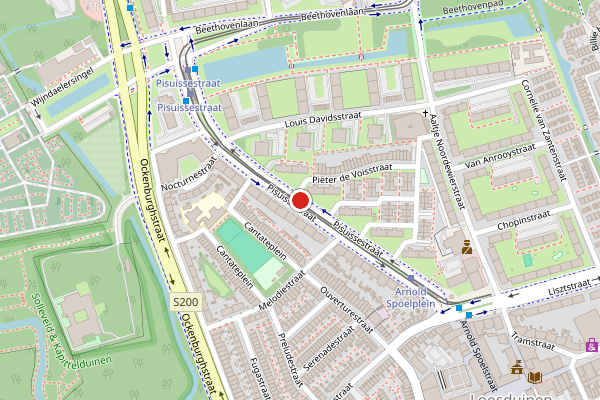 Brandweer-melding op Pisuissestraat, Den Haag op 18 juni, kaart-overzicht