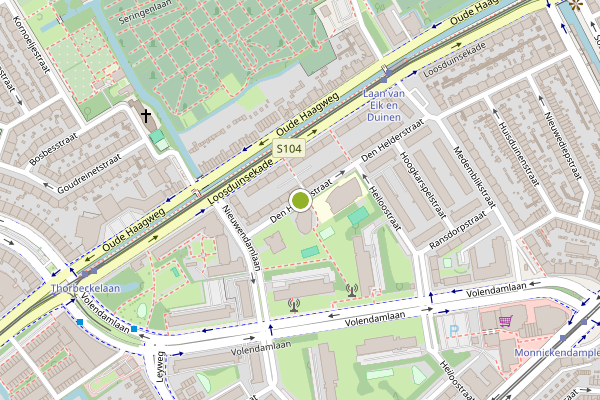Ambulance-melding op Den Helderstraat, Den Haag op 19 juni, kaart-overzicht