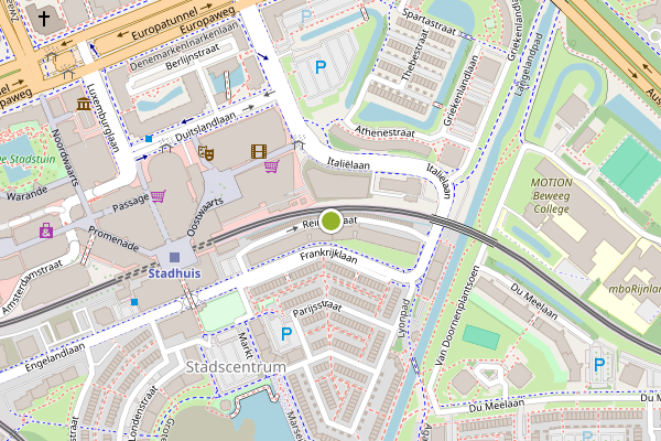 Ambulance-melding op Reimsstraat, Zoetermeer op 19 juni, kaart-overzicht