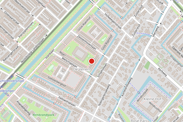 Brandweer-melding op Woensdrechthof, Nootdorp op 19 juni, kaart-overzicht