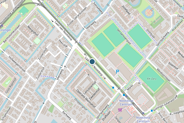Politie-melding op Laan van, Nootdorp op 18 juni, kaart-overzicht