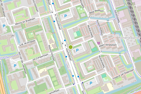 Ambulance-melding op Arthur van Schendelplein, Delft op 19 juni, kaart-overzicht