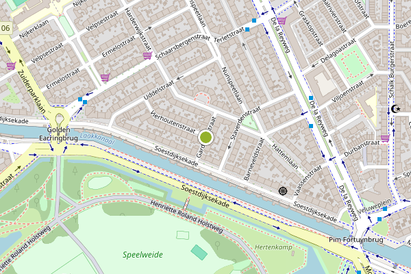 Ambulance-melding op Garderenstraat, Den Haag op 20 juni, kaart-overzicht
